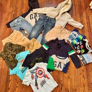 GAP Gray and Navy Kids Hoodie